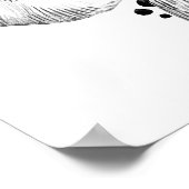 Welkomstbord voor olifant baby shower poster (Hoek)