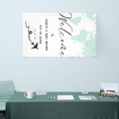 Welkomstbord voor reiskaartje Baby shower Spandoek (Beurs)