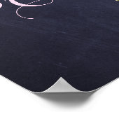 Welkomstbord voor rotsbloem vrijgezellenfeest poster (Hoek)