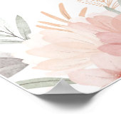 Welkomstbord Wildflower Weddenschap Poster (Hoek)