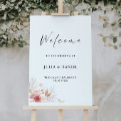Welkomstbord Wildflower Weddenschap Poster