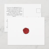 Welkomstbrief Briefkaart (Voorkant / Achterkant)