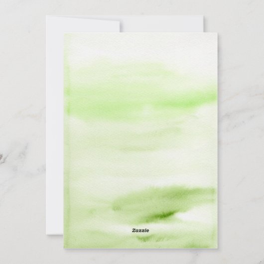 Welkomstbrief bruiloft Woonbloemen Feestdagenkaart (Achterkant)