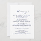 Welkomstbrief en reisroute van de fijne marinebrui (Achterkant)