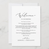 Welkomstbrief en reisroute van het Delicate Black (Voorkant)