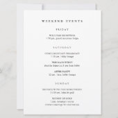 Welkomstbrief en reisroute voor Californische brui (Achterkant)