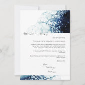 Welkomstbrief reisroute Kaart bestemming bruiloft (Voorkant)