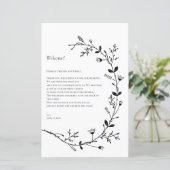 Welkomstbrief van het Wissel van het Wijnstokwedde (Staand voorkant)