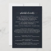 Welkomstbrief van Rustic String Lights Wedding (Achterkant)