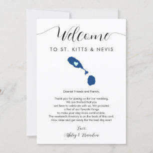 Welkomstbrief van St. Kitts en Nevis Wedding