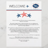 Welkomstbrief van Starfish Wedding voor Jamaica (Voorkant)