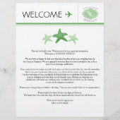 Welkomstbrief van Starfish Wedding voor Mexico (Voorkant)