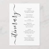 Welkomstbrief voor het huwelijk van Lemon, huwelij Informatiekaartje (Achterkant)