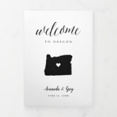 Welkomstbrief voor Oregon Wedding & Reisroute Drieluik Programma (Cover)