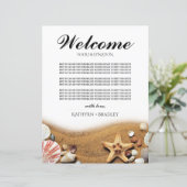 Welkomstbrief voor Starfish Beach Destination Welc (Staand voorkant)