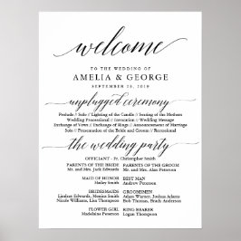 Welkomstbruiloft Poster