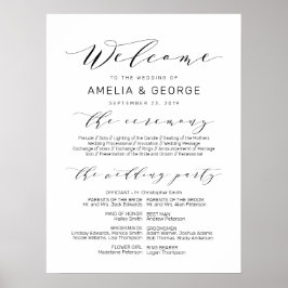 Welkomstbruiloft Poster