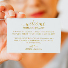 Welkomstcadeau voor gouden bruiloft