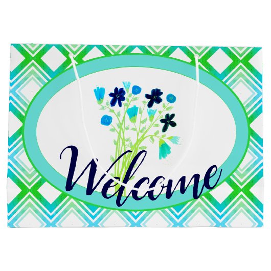 Welkomstcadeau voor mooie evenement groot cadeauzakje (Achterkant)