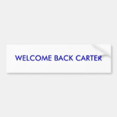 WELKOMSTCARTER BUMPERSTICKER (Voorkant)
