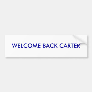 WELKOMSTCARTER BUMPERSTICKER