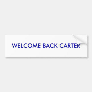 WELKOMSTCARTER BUMPERSTICKER