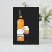 welkomstchampagne kaart (Staand voorkant)