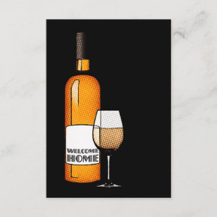 welkomstchampagne kaart