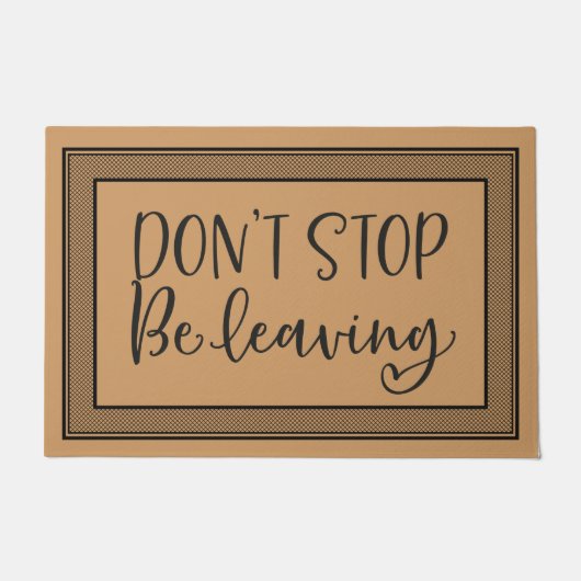 Welkomstdeur Mat DON STOP niet om kokokokol te ver (Voorkant)