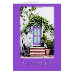 Welkomstdeuren in Paars