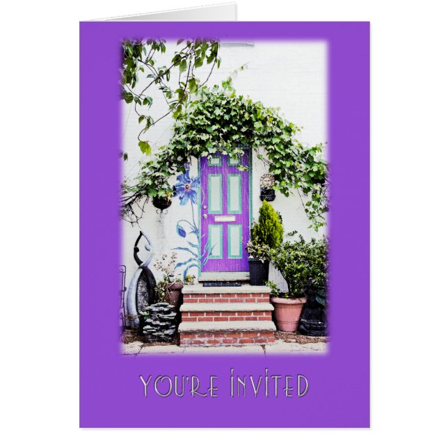 Welkomstdeuren in Paars (Voorkant)