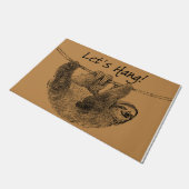 Welkomstdeuren met lade, dik, bedrukt deurmat (Schuin)