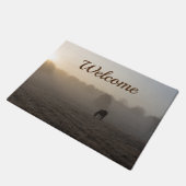 Welkomstdeuren op country morning deurmat (Schuin)