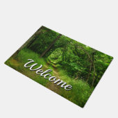 Welkomstdeuren op de rijweg deurmat (Schuin)