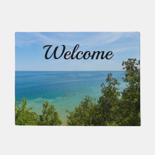 Welkomstdeuren van het meer Huron Deurmat (Voorkant)
