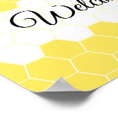 Welkomstdeurteken voor bubbelbee poster (Hoek)