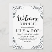 welkomstdiner kaart (Voorkant)