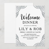 welkomstdiner kaart (Voorkant / Achterkant)