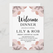 welkomstdiner kaart (Voorkant / Achterkant)