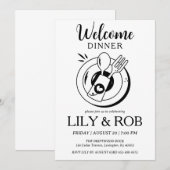 welkomstdiner kaart (Voorkant / Achterkant)