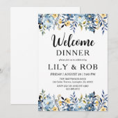 welkomstdiner kaart (Voorkant / Achterkant)