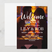 welkomstdiner kaart (Voorkant / Achterkant)