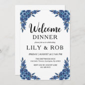 welkomstdiner kaart (Voorkant / Achterkant)