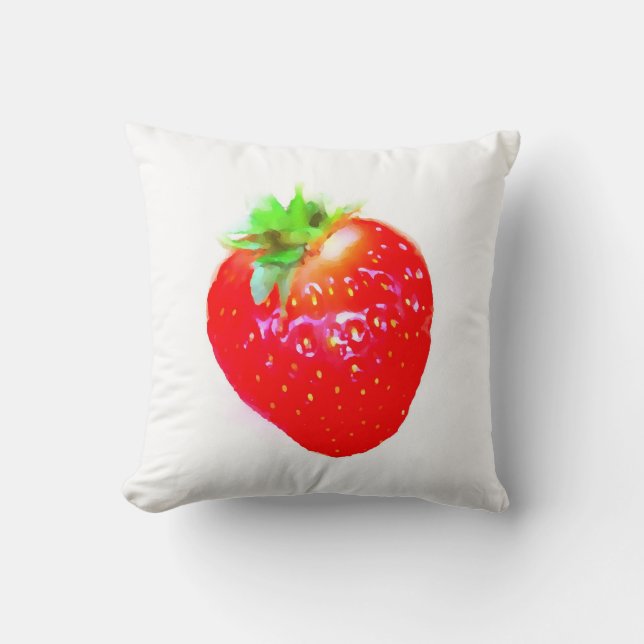 Welkomstend Strawberry Pillow Kussen (Voorkant)