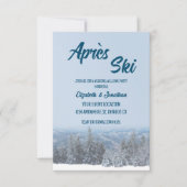 Welkomstfeest in het bos van Snowy Mountain pre-We Kaart (Voorkant)