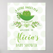 Welkomstfeest Signaleringen Baby shower Girl Poster (Voorkant)