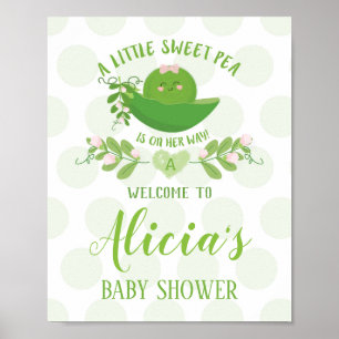 Welkomstfeest Signaleringen Baby shower Girl Poster