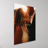 Welkomstfoto van bruiloft folie afdrukken (Laagn)