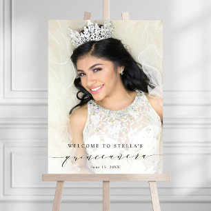 Welkomstfoto van Elegant en Simple Quinceañera Poster