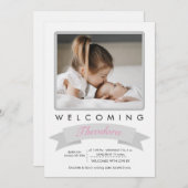 Welkomstfotopublicatie Aankondiging (Voorkant / Achterkant)